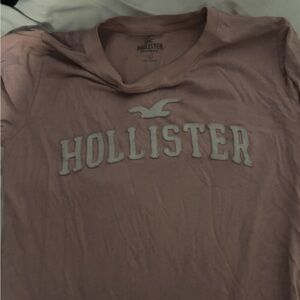 pink Hollister shirt